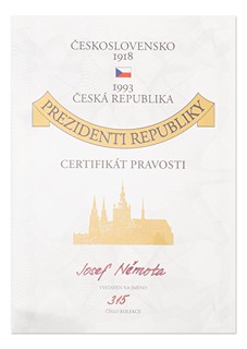 Kompletní stříbrná kolekce pamětních medailí „Prezidenti“ | Mincovna Kremnica (MK) pro společnost IMS s.r.o. (Slovensko)