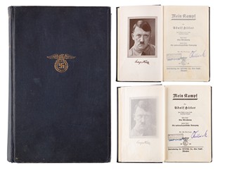 Adolf Hitler (1889 - 1945) - Mein Kampf (352.–354. vydání, 1938) s proveniencí (Jozef Lettrich, Dr. Jozef Prusák)