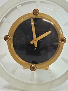 Art Deco stolni sklenene hodiny
