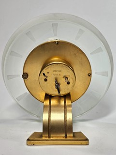 Art Deco stolni sklenene hodiny