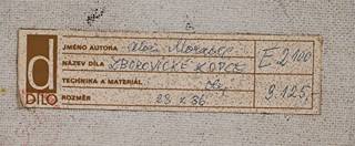 Alois Moravec (1899 - 1987) - Zborovické kopce