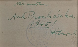Antonín Procházka (1882 - 1945) - Postavy