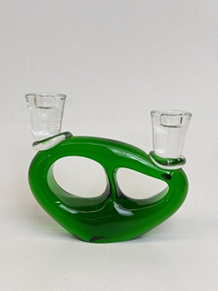 Jaroslav Beránek (1927–2003) - Designový dvouramenný svícen ze souboru EXOT – Škrdlovice