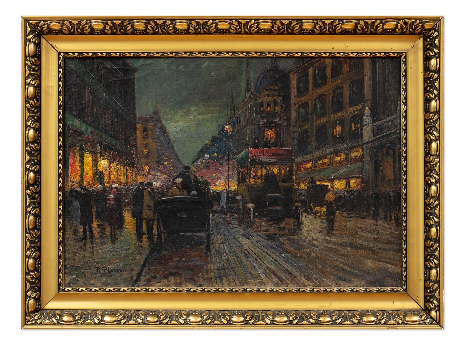 Rudolf Plessner (1889 - 1977) - Oxford street v Londýně