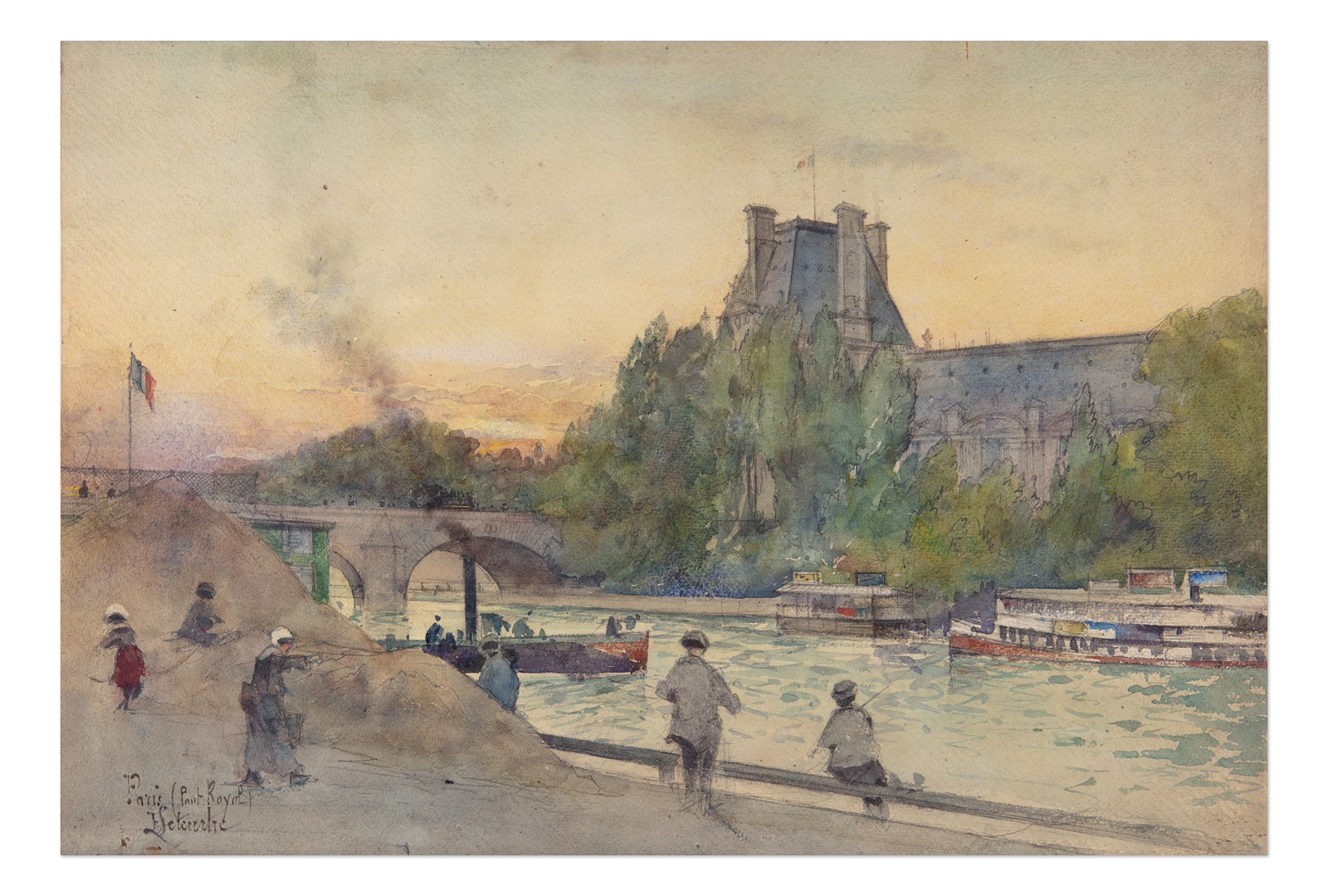 François Leteurtre - François Leteurtre (1882 - 1958) | Paris (Pont Royal)