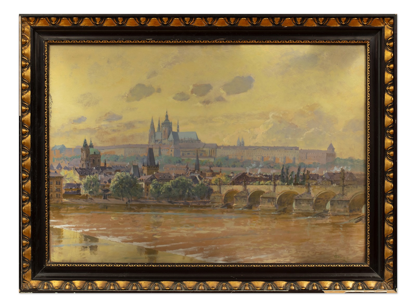 Viktor Oliva (1861 - 1928) - Pražské panorama