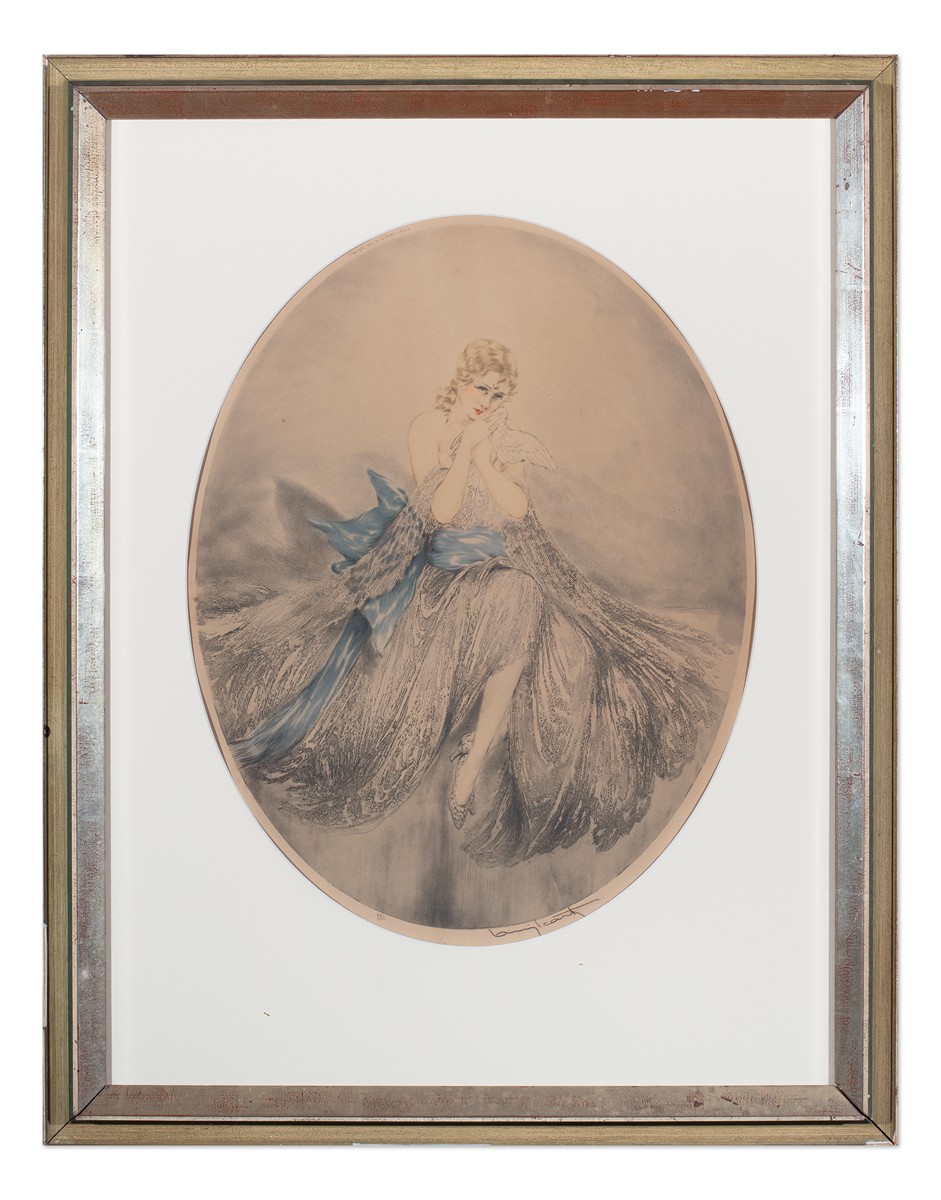 Louis Icart (1888 - 1950) - Raněná holubice / La Colombe Blessée