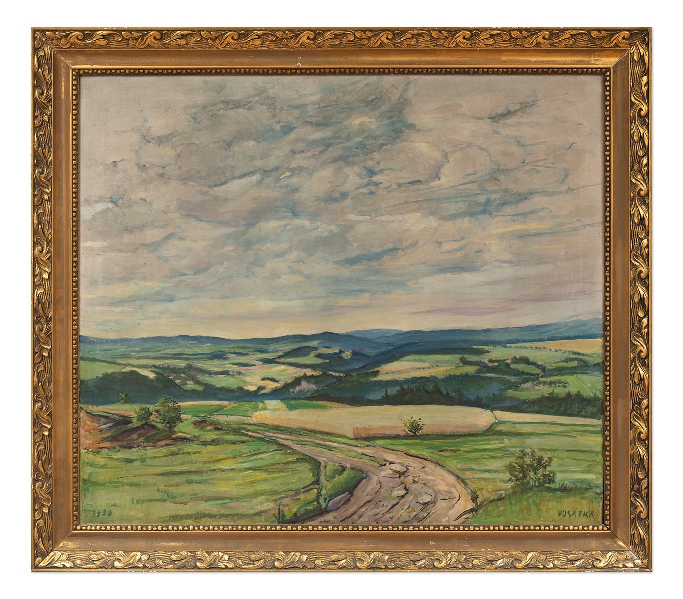 Vratislav Vosátka (1876 - 1948) - Krajina s cestou (velký formát)