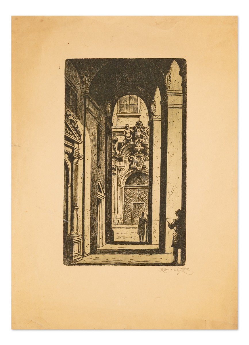 Jan Konůpek (1883 - 1950) - Portál Colloredo Mansfeldského paláce