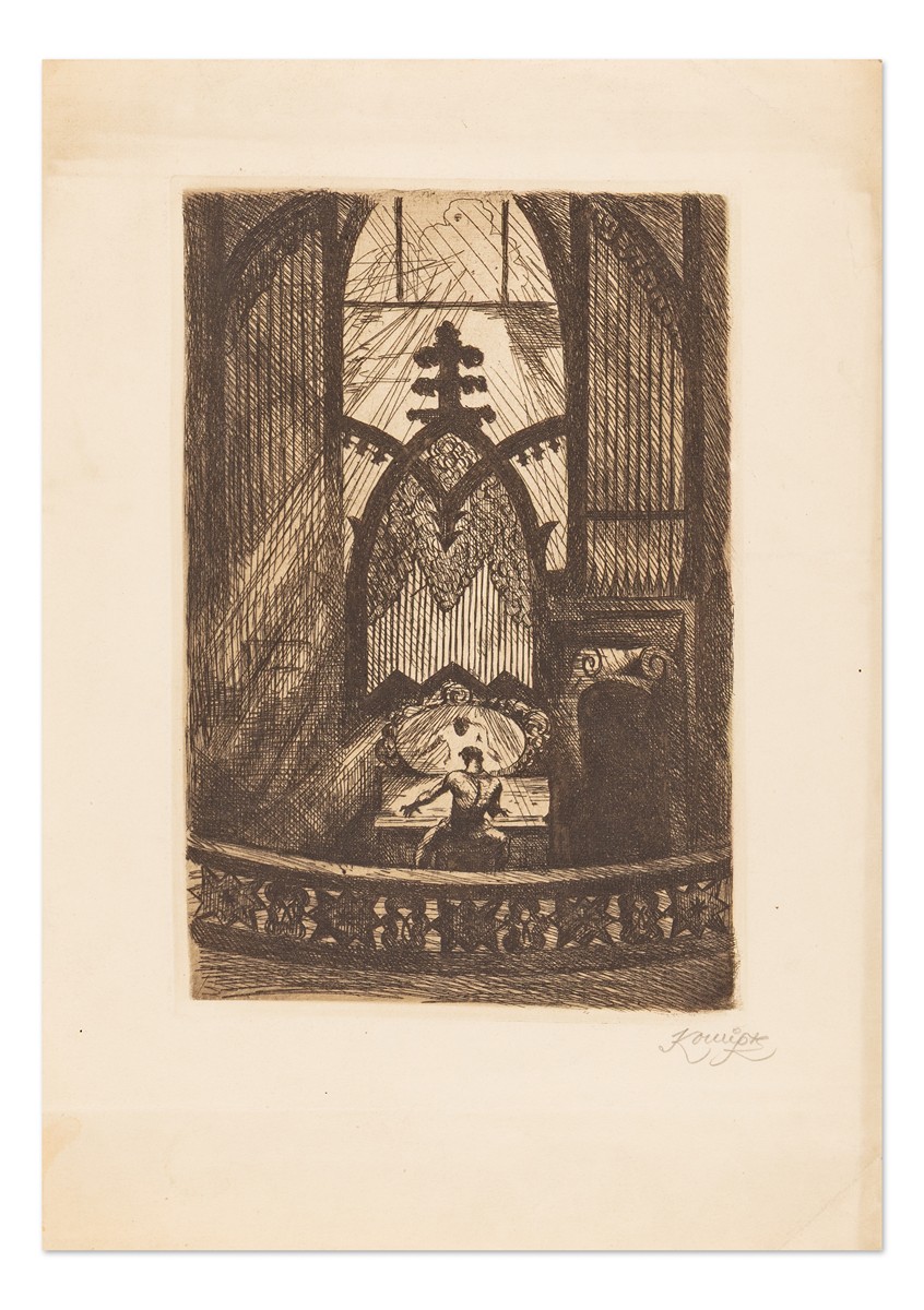 Jan Konůpek (1883 - 1950) - Varhaník (z cyklu Západočeský barok)