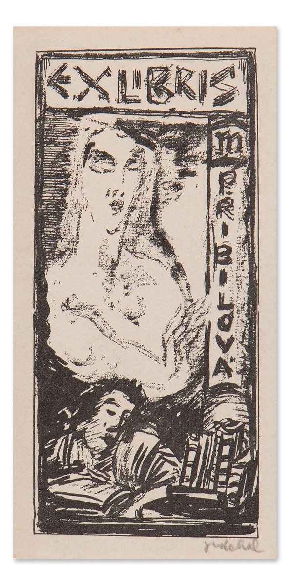 Josef Váchal (1884 - 1969) - Ex libris M. Přibilová