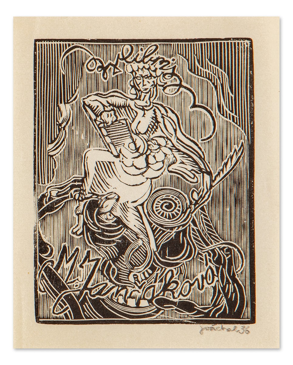 Josef Váchal (1884 - 1969) - Ex libris M. Jančáková