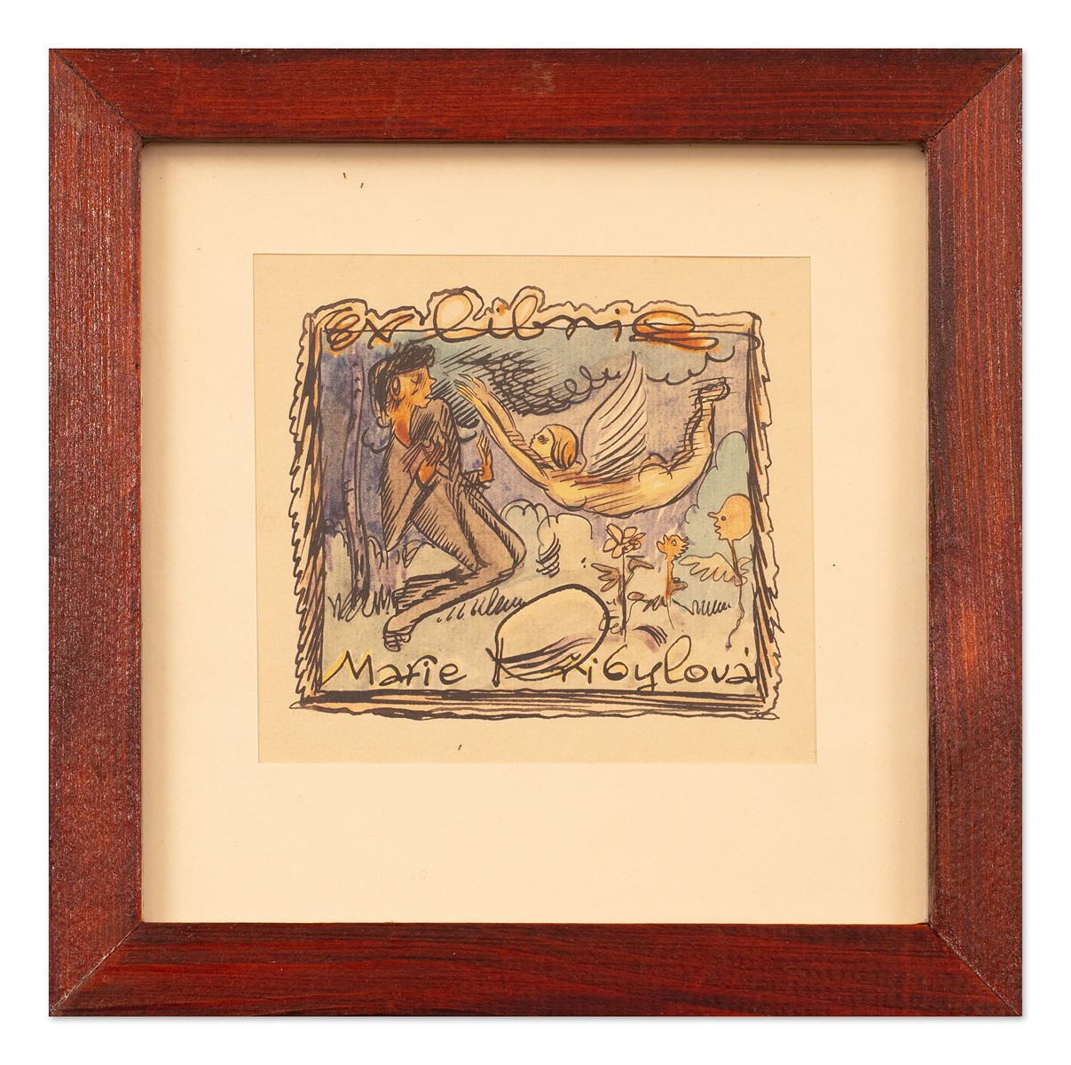 Josef Váchal (1884 - 1969) - Ex libris Marie Přibylová