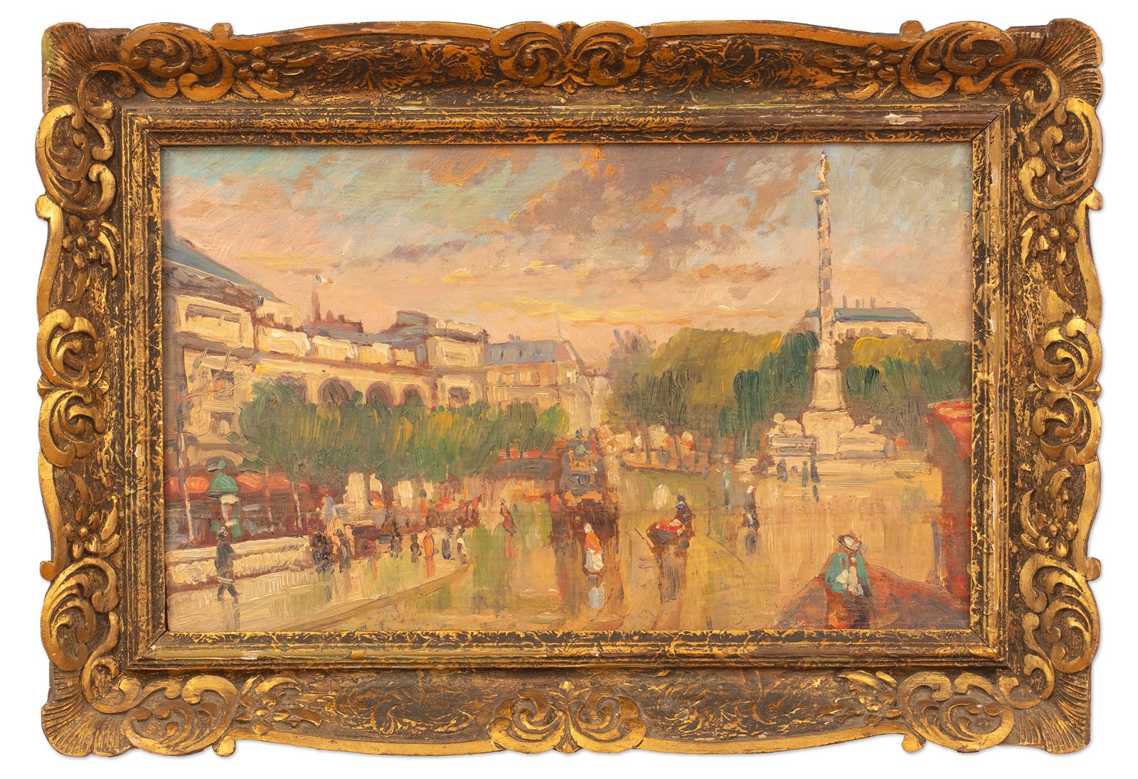 Emil Artur Pittermann - Longen (1885 - 1936) - Place de la Bastille v Paříži