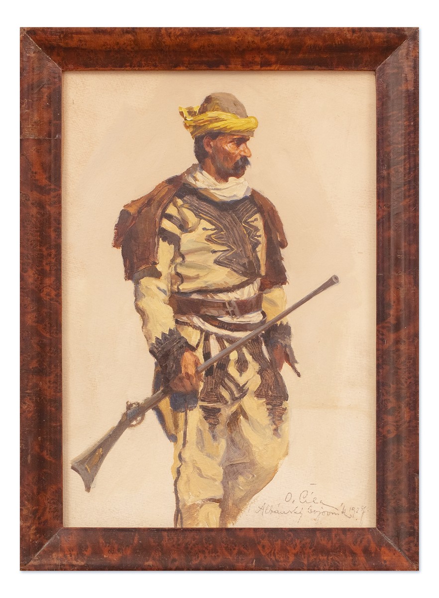 Otakar Číla (1894 - 1977) - Albánský bojovník