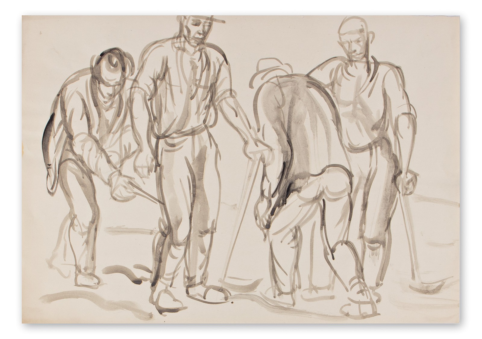 Svatopluk Máchal (1895 - 1947) - Při práci