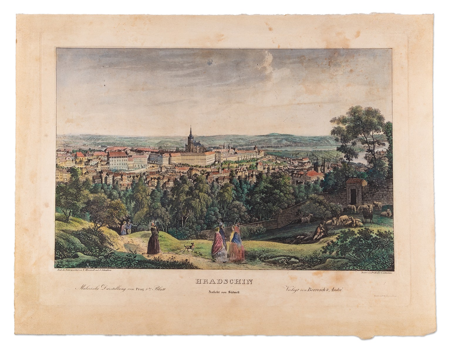 Carl August Richter (1770 - 1848) - Hradschin (podle Morstadta)