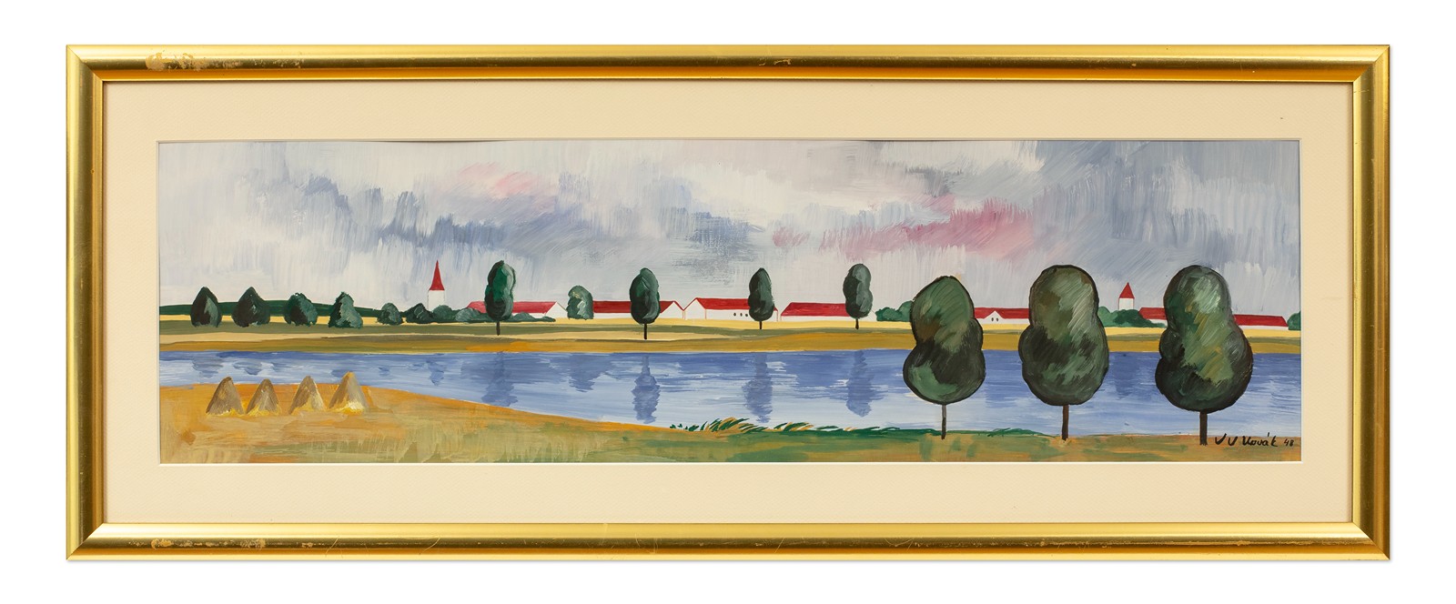 Václav Vojtěch Novák (1901 - 1969) - Jihočeská vesnička