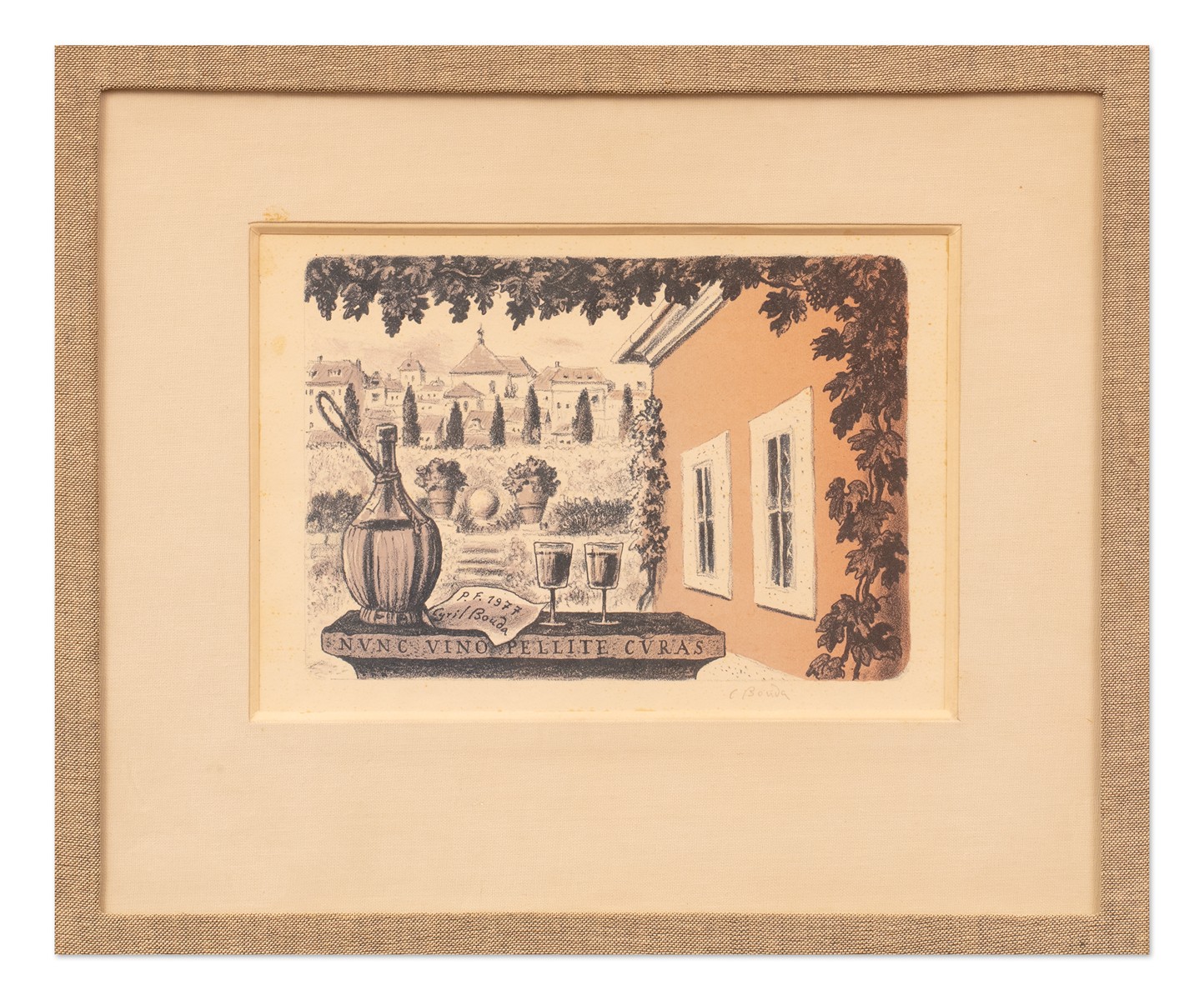 Cyril Bouda (1901 - 1984) - Nunc vino pellite curas