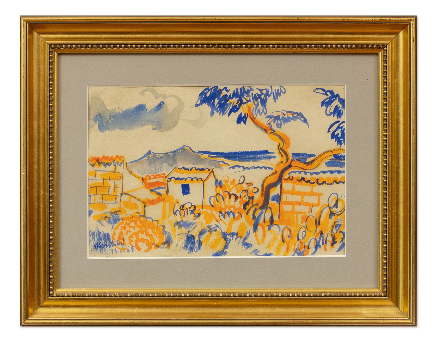 Václav Koutský (1907 - 1980) - Krajina v Provence