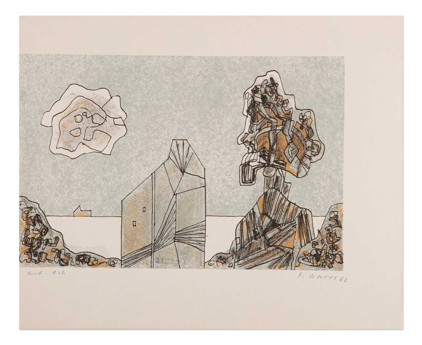František Gross (1909 - 1985) - Stařec a moře