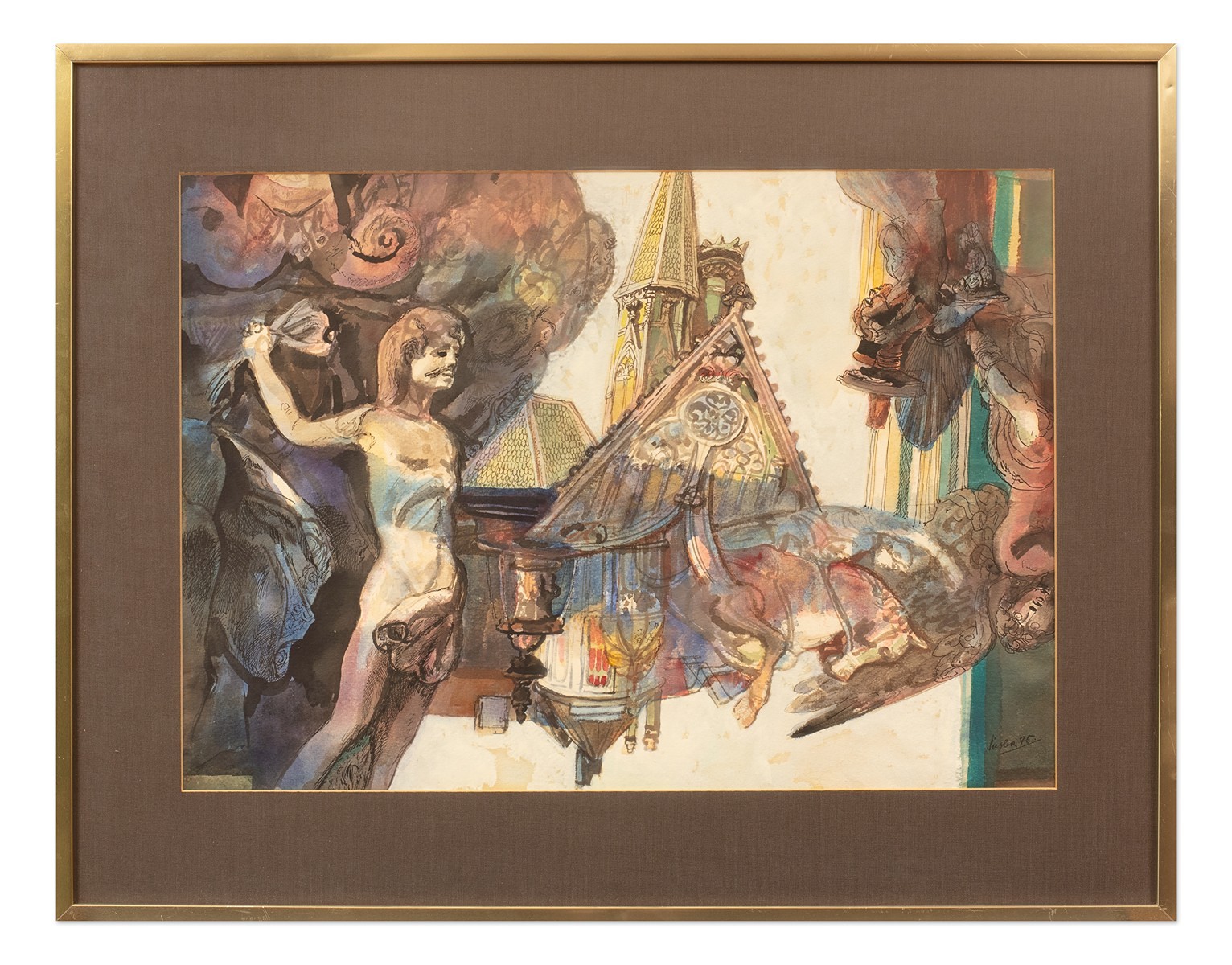 Josef Liesler (1912 - 2005) - Gotický motiv