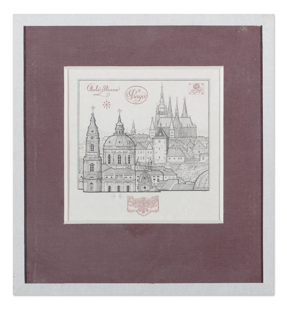 Josef Herčík (1922 - 1999) - Praga - Malá Strana