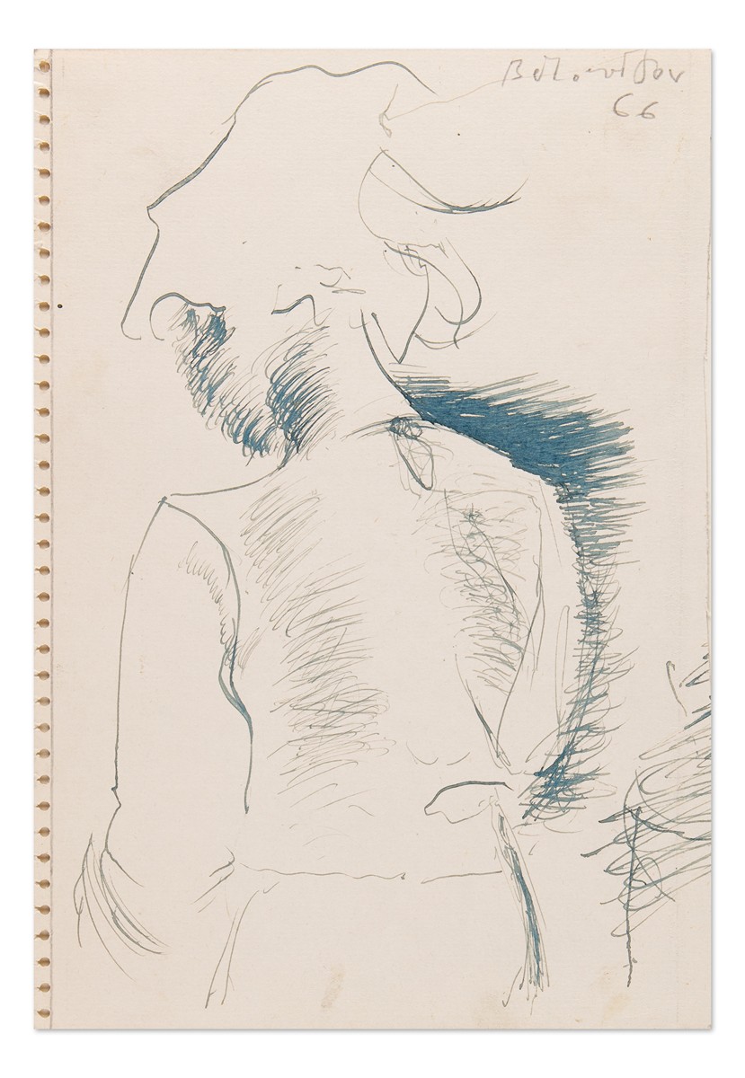 Andrej Bělocvětov (1923 - 1997) - Postava zezadu