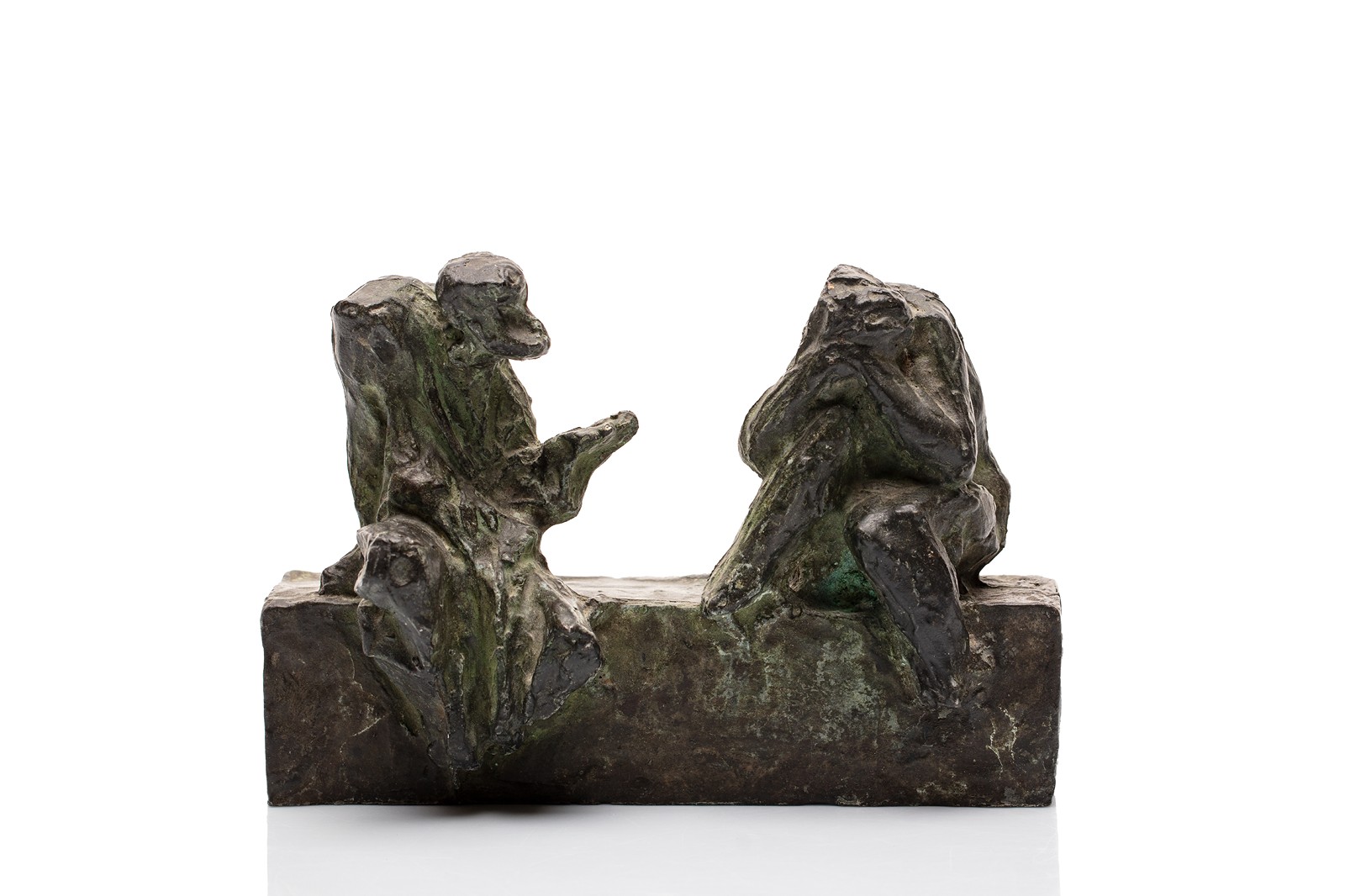 Stanislav Hanzík (1931 - 2021) - Komorní plastika „Dvě postavy / Dialog“