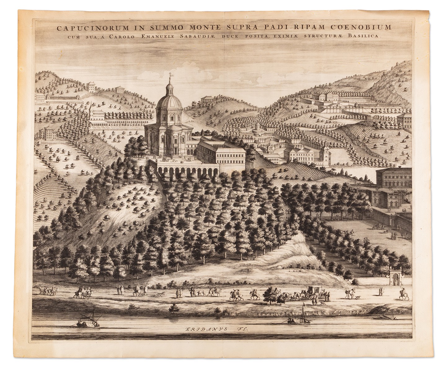 Giovanni Tommaso Borgonio (1628 - 1691) - Monte dei Cappuccini v Turíně
