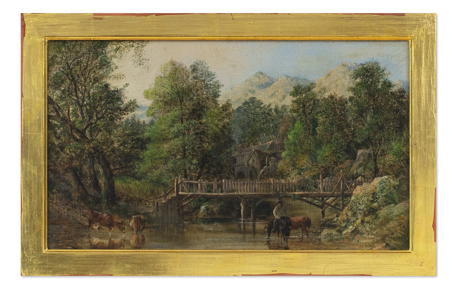 Charles Desan (1813 - 1897) - Napájení dobytka a koní