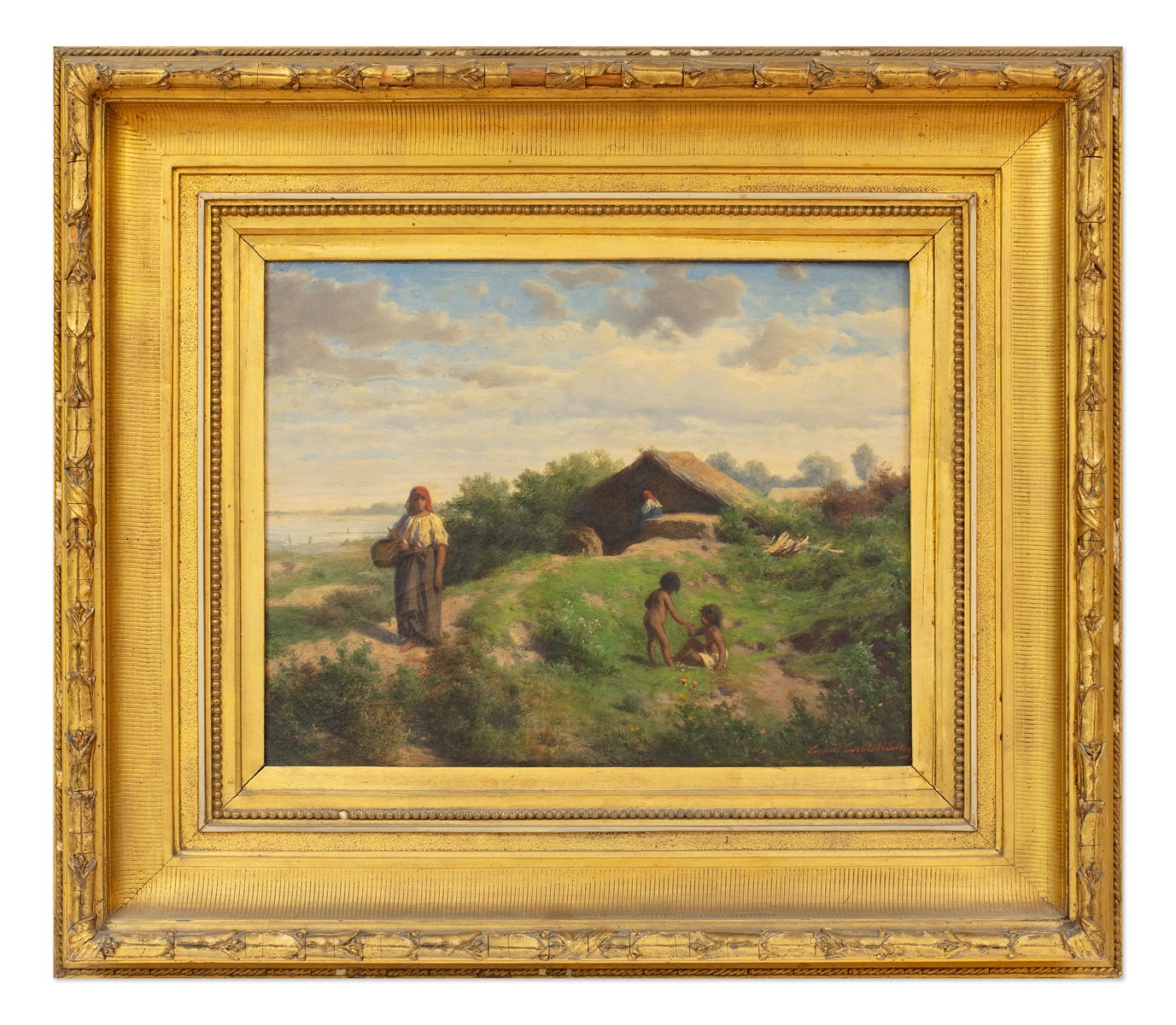 Leopold Carl Müller (1834 - 1862) - Motiv z Uher