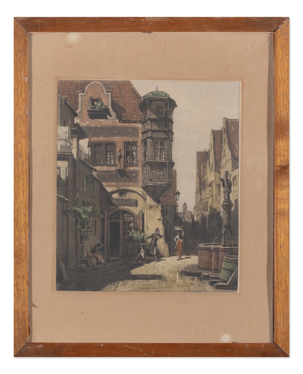Robert Jakob Bock (1896 - 1943) - Der verliebte Provisor (předloha Carl Spitzweg)