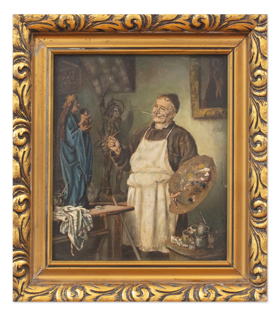 Eduard von Grützner (podle) - V ateliéru