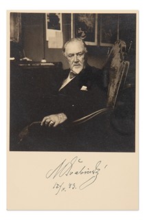 Max Švabinský (1873 - 1962) - Originální fotografie s podpisem