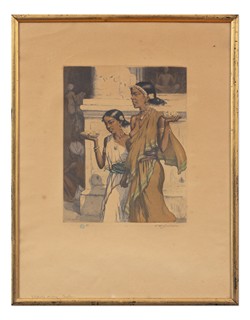 František Tavík Šimon (1877 - 1942) - Indické dívky, Ceylon