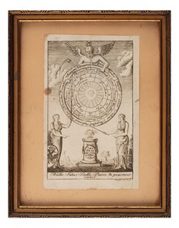 Franz Wiesen (1777 - 1826) - Ara Pacis et Concordiae (Altar míru a svornosti): Alegorická rytina s francouzským revolučním kalendářem