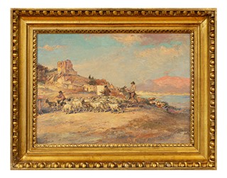 Carl Plückebaum (1880 - 1952) - Erinnerung an Neapel (Vzpomínka na Neapol)