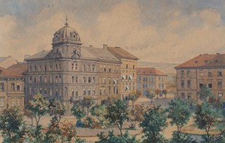 Hans Piperger - Praha, Žižkov - Havlíčkovo náměstí (Basilejské náměstí)