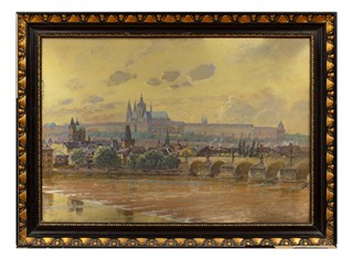 Viktor Oliva (1861 - 1928) - Pražské panorama