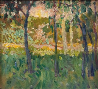 Ota Bubeníček (1871 - 1962) - Krajina se stromy
