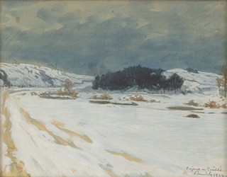 Jaroslav Panuška (1872 - 1958) - Sázava u Světlé