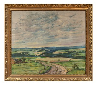 Vratislav Vosátka (1876 - 1948) - Krajina s cestou (velký formát)
