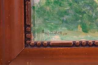 Augustin Satra (1877 - 1909) - Lodenice u Slaného