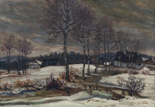Josef Fiala (1882 - 1963) - Zimní krajina
