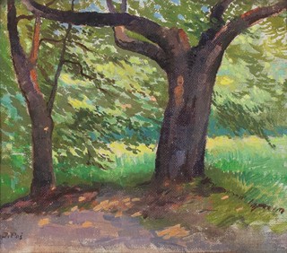 Jaroslav Poš (1894 - 1970) - Krajina se stromy