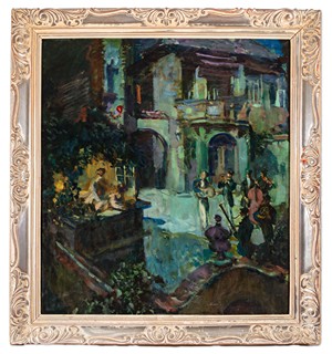 Alois Wierer (1878 - 1945) - Serenáda (velký formát)