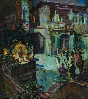 Alois Wierer (1878 - 1945) - Serenáda (velký formát)