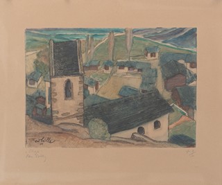 Edmond Bille (1878 - 1959) - Vesnička