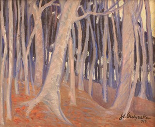 Stefania Ordyńska-Morawska (1882 - 1968) - Lesní interiér